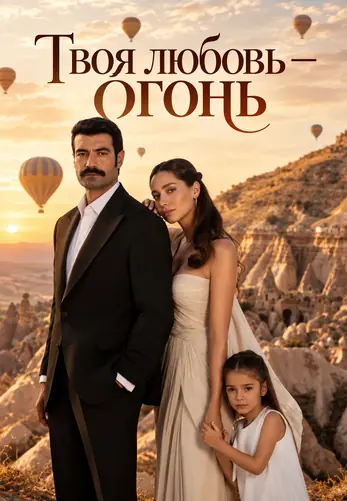 Твоя любовь — огонь 1-7, 8, 9 серия турецкий сериал на русском языке онлайн смотреть все серии